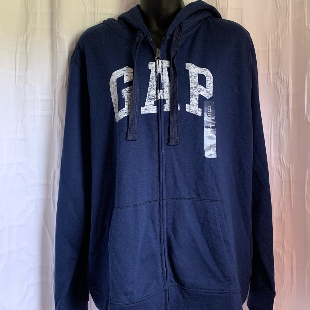 Gap-Navy blue zip up hoodie